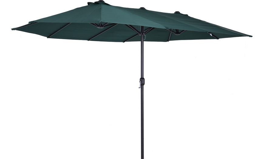 Image 13: Outsunny 4.6m Double-Sided Garden Parasol