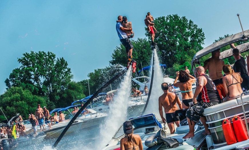 Image 2: Flyboarding or Hoverboarding