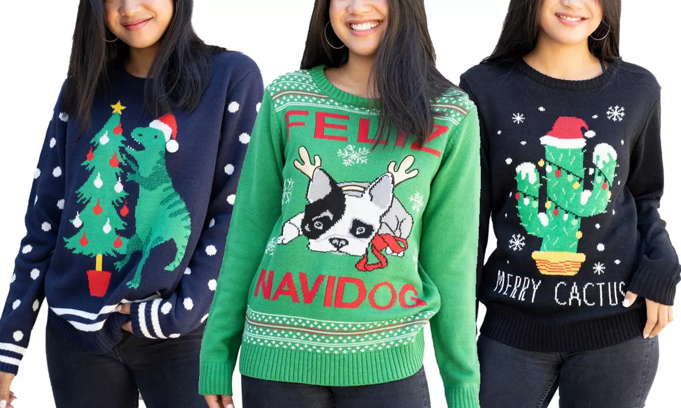 Women's Christmas Sweaters. Plus Sizes Available - Primary Image