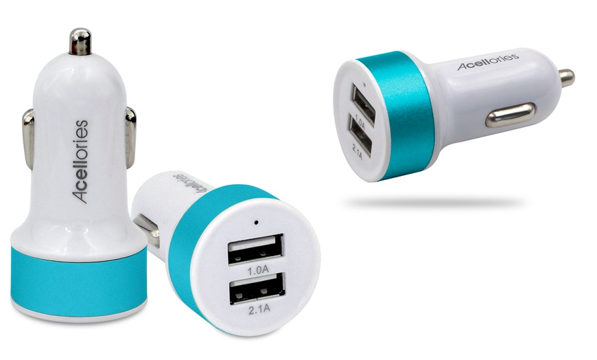 Image 18: 2 USB Car Chargers