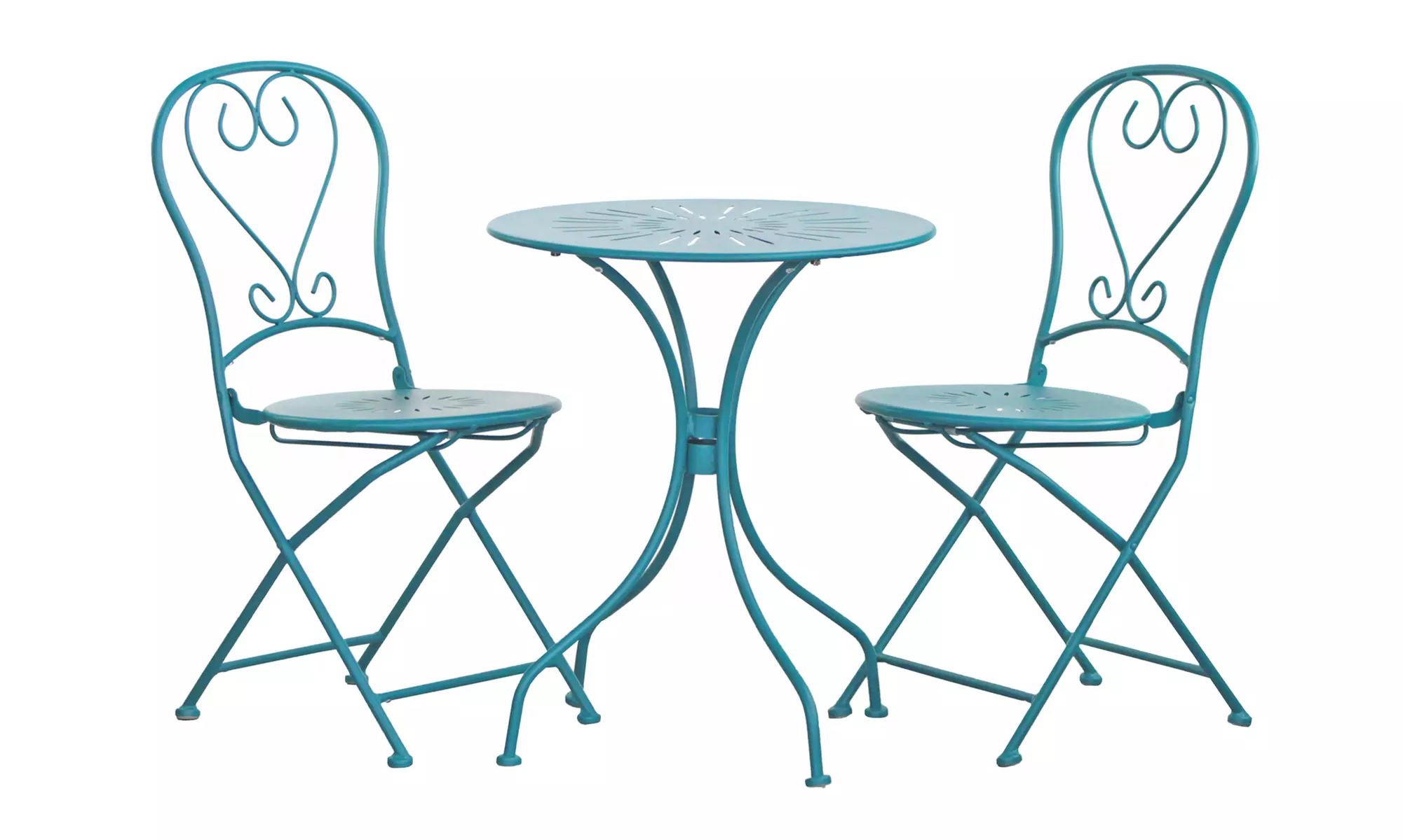 Set Deco da giardino Estosa con 2 sedie e 1 tavolino