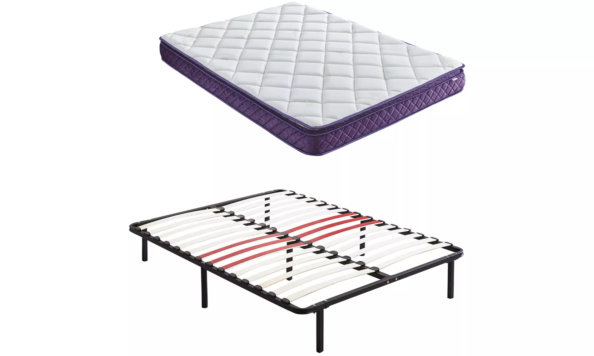 Sommier Orthoflex orthopédique, renfort lombaire, Sampur