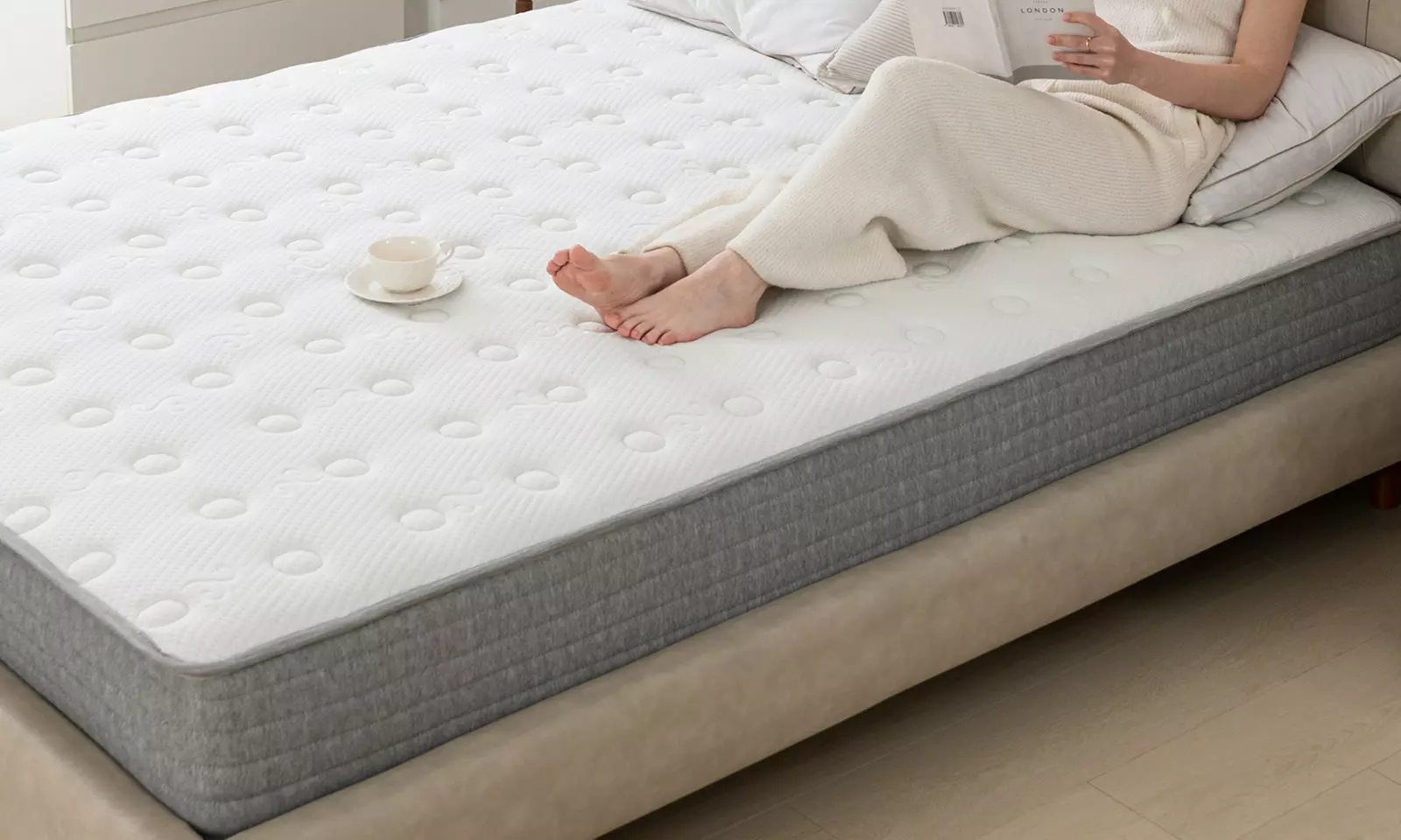 Gude Night 20cm Durable Hybrid Mattress with Pocketed Springs