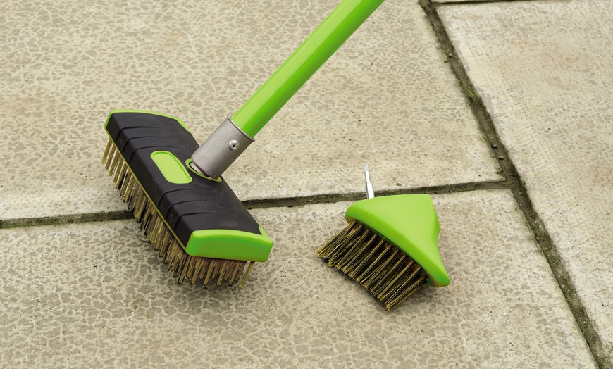 Image 5: Outdoor Cleaning Brush with Telescopic Handle