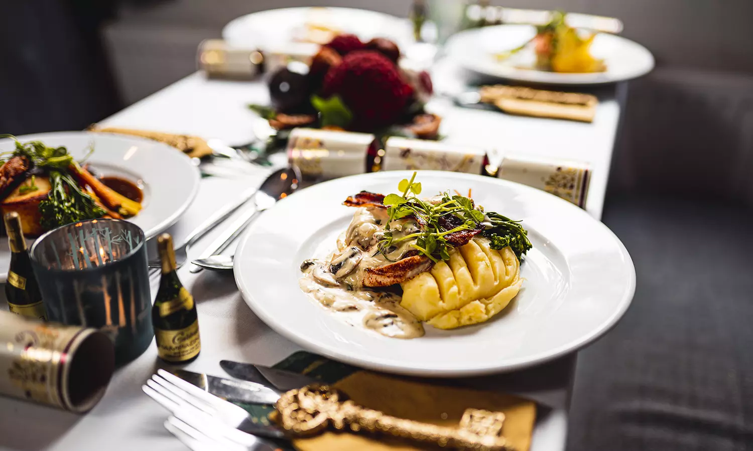 Two-Course Meal w/ Wine at Ostler Restaurant at the Borough Arms Hotel