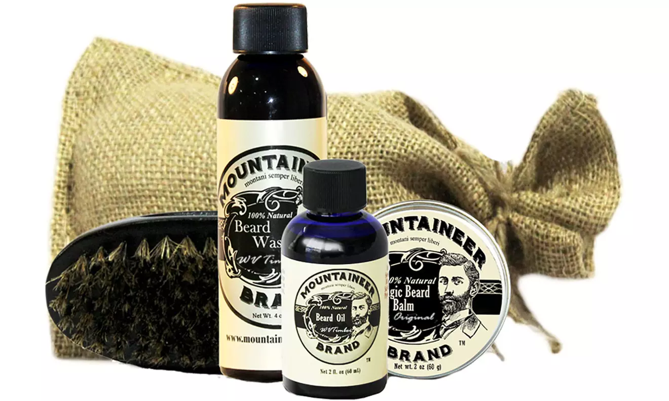 Mountaineer Complete Beard Care Kits in Burlap Bag - Primary Image