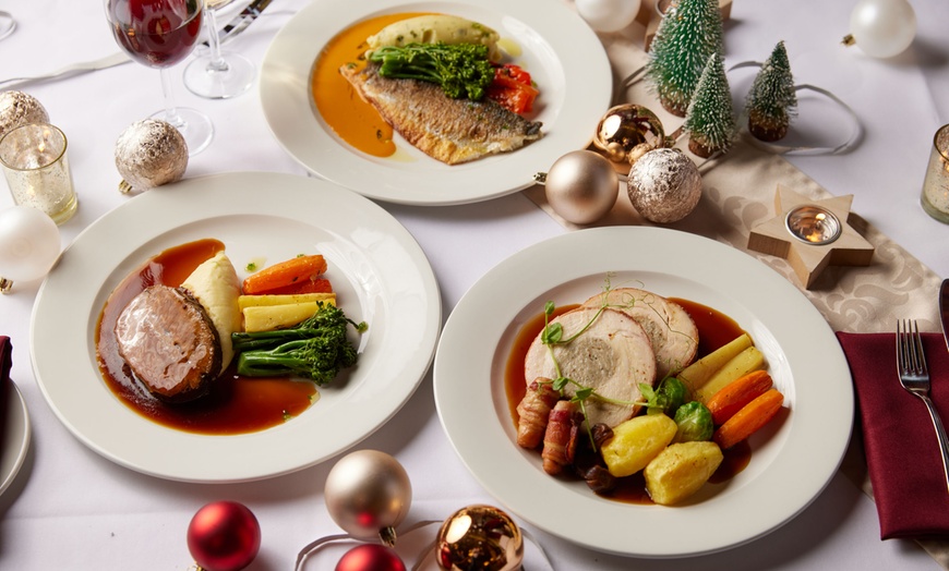 Image 1: Festive Two or Three Course Lunch for Two at The Tower