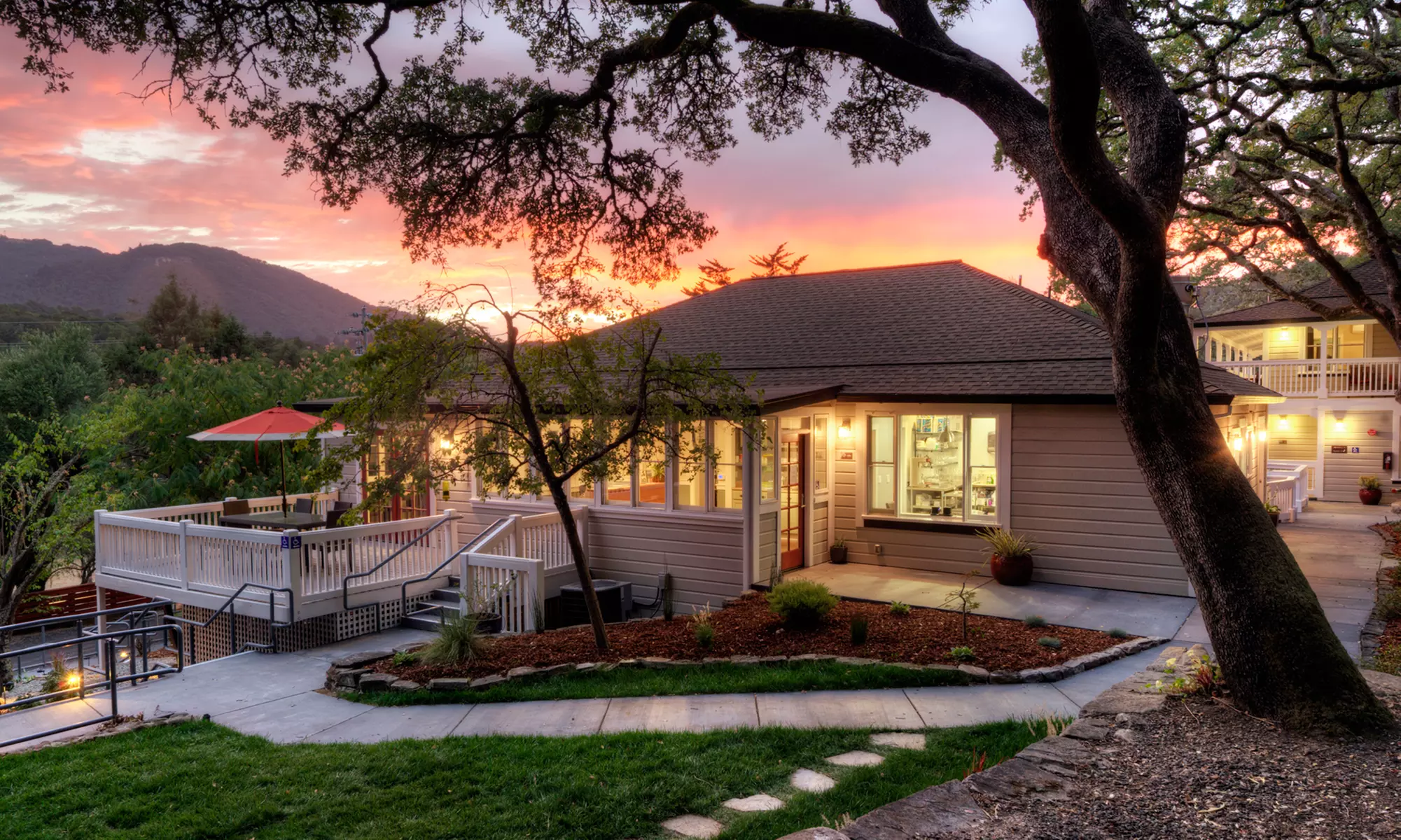 1-Night Stay for Two in a Hillside Queen or King Room with a Bottle of Champagne at Olea Hotel in Glen Ellen, CA - Primary Image