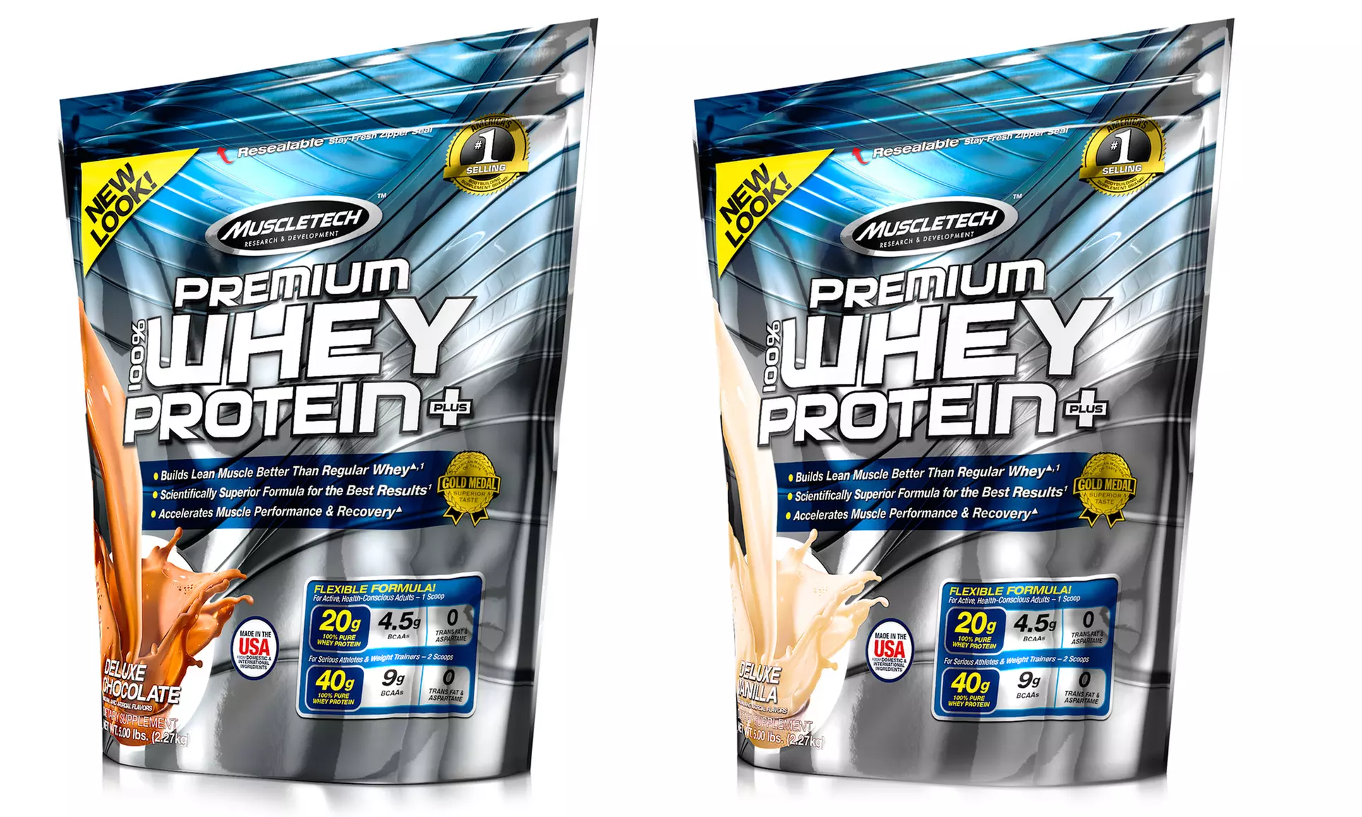 MuscleTech Premium 100% Whey Protein Plus (5lb. Bag) - Primary Image
