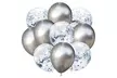Up to Four Packs of 20 Metallic and Confetti Balloons - Second Medium