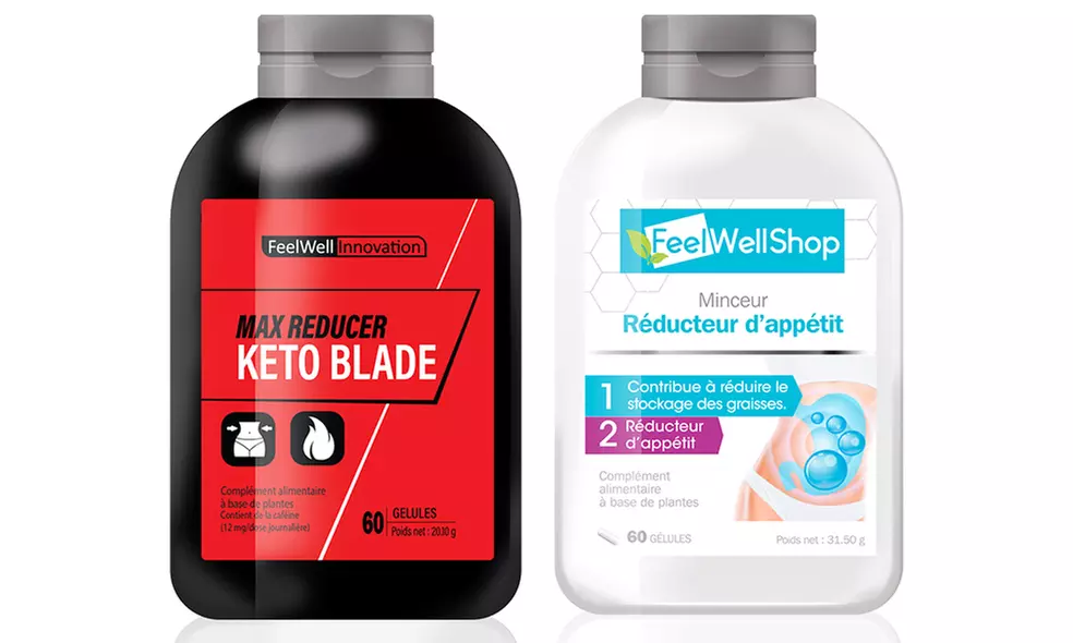 120, 240, 480, 960 ou 1440 pillules du duo Keto Blade et réducteur d'appétit - Primary Image