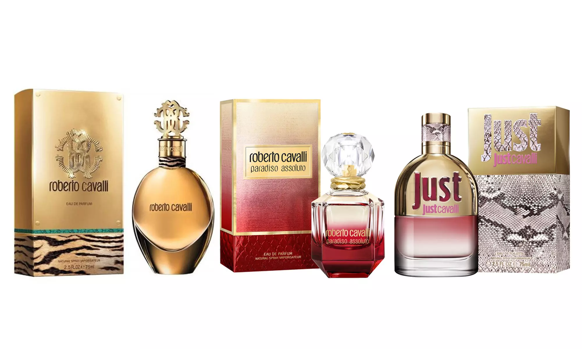 Selezione di profumi Roberto Cavalli