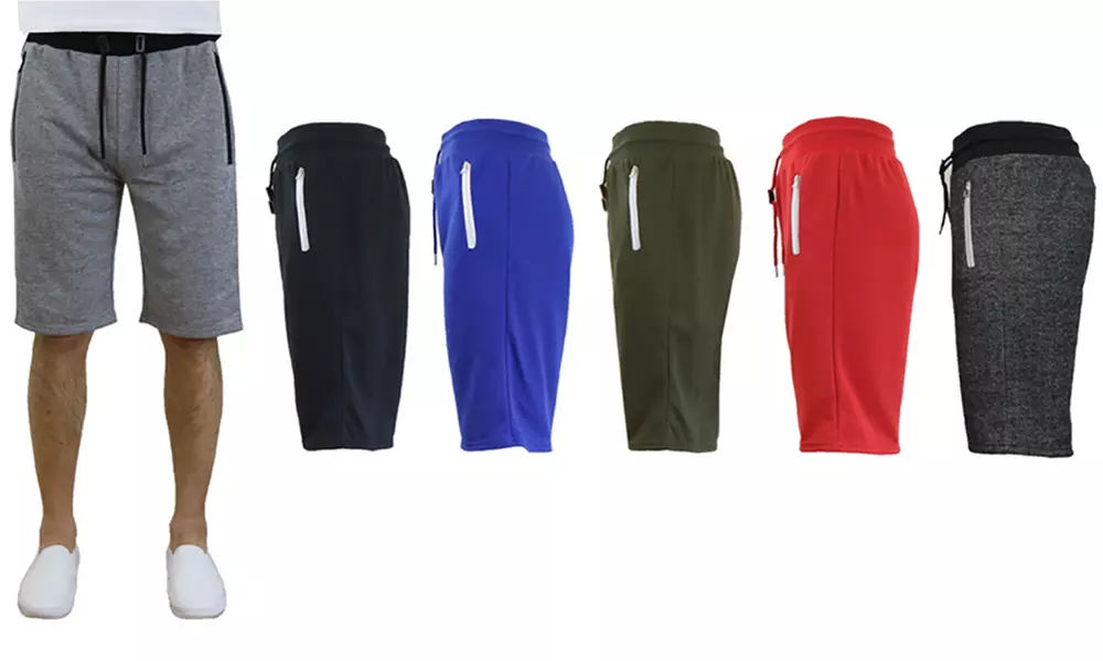 Men's Marled or Solid French Terry Shorts - Primary Image