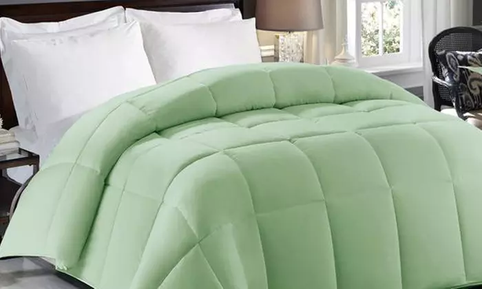 Hotel Grand 300TC Sateen Cotton Down-Alternative Comforter - Second Medium