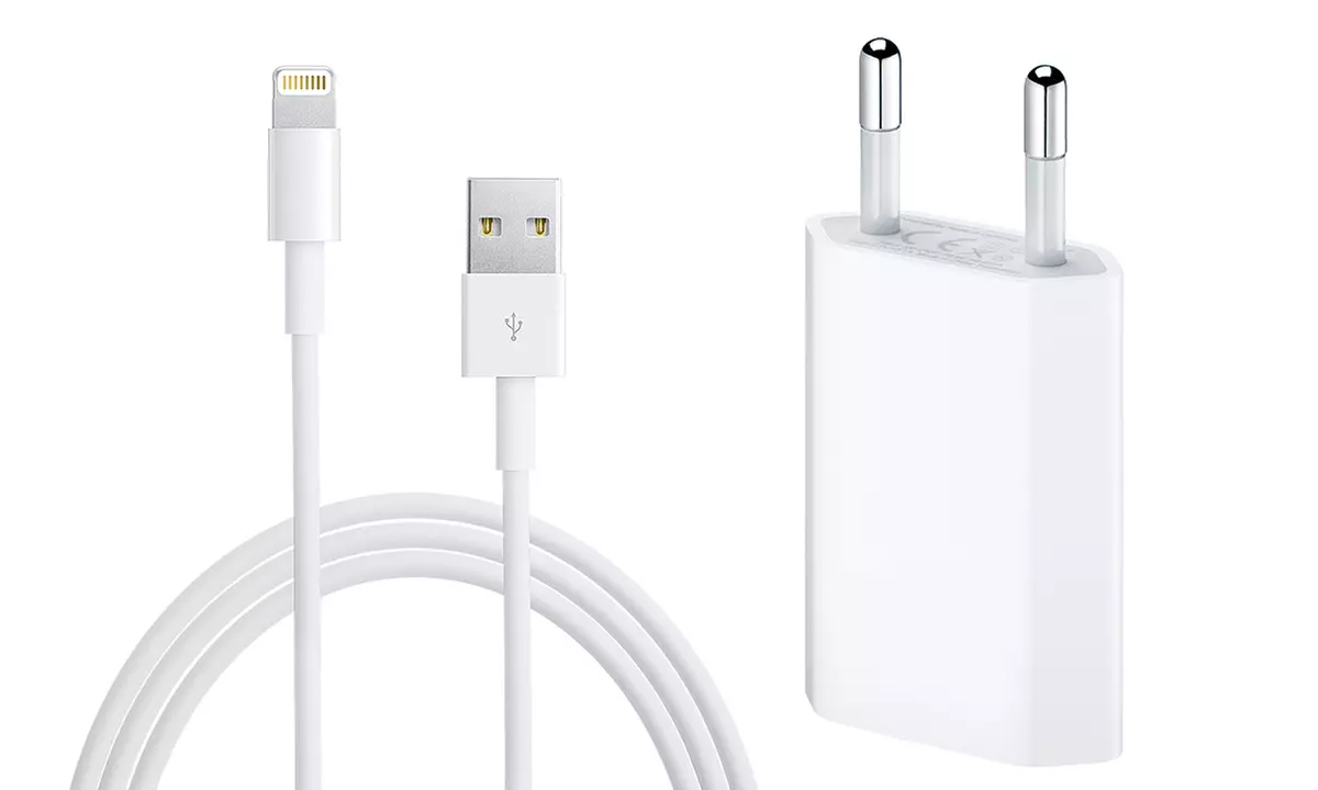 Apple USB Power Adapter und Lightning-USB Kabel - Primary Image
