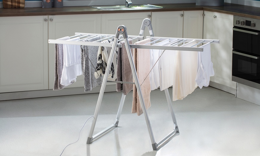 Image 10: Folding Electric Clothes Airer