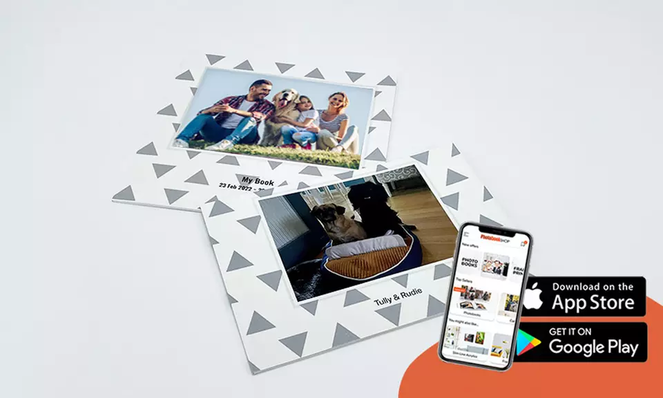 Personalised Photobook via PhotobookShop App; Delivery not Included
