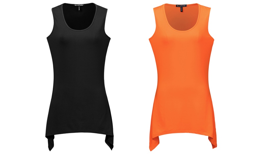 Image 8: Women's Dip Hem Vest Top