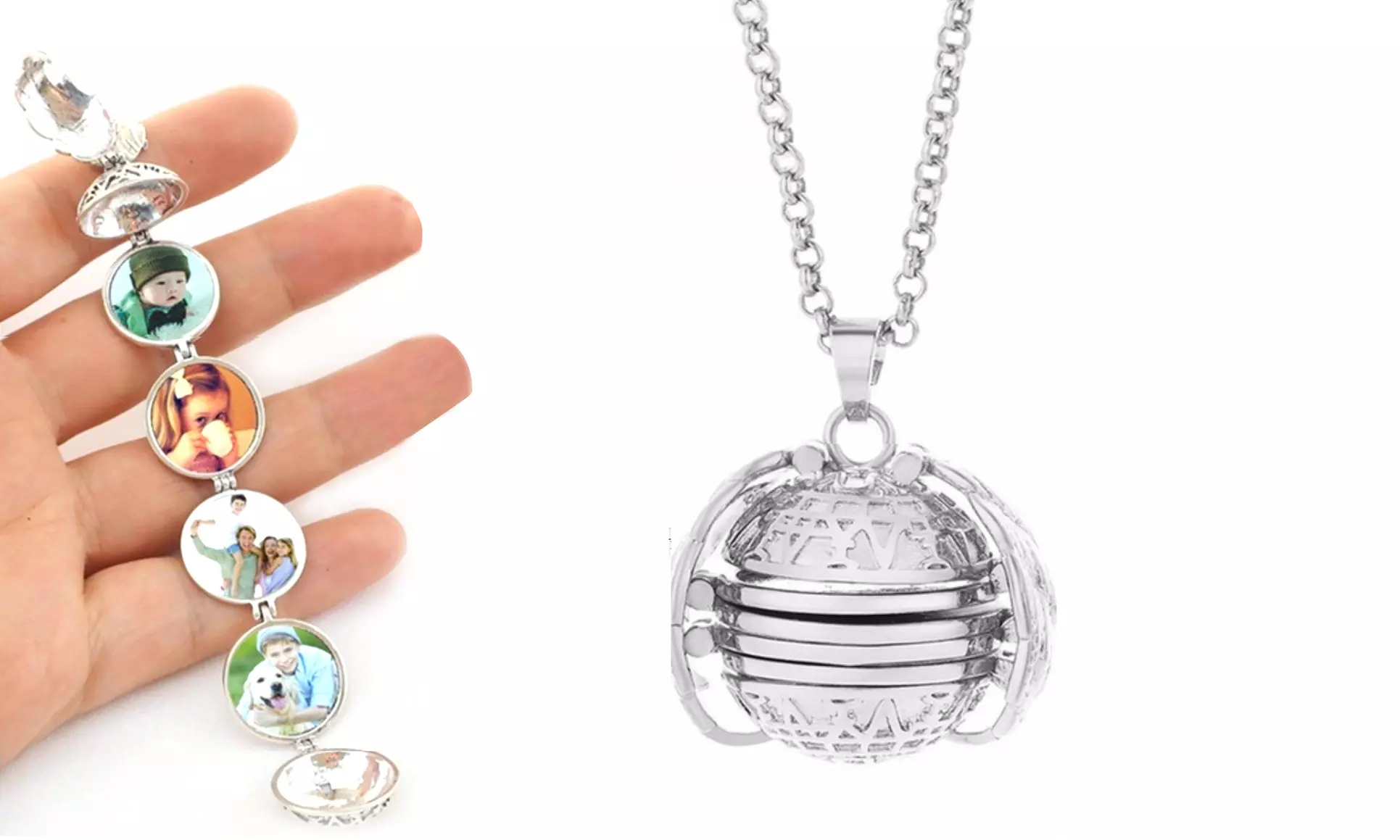 Collier photo ailes d'ange - Primary Image