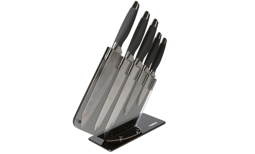 Image 4: Tower Five-Piece Knife Set