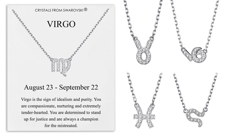 Collane Zodiac Philip Jones con cristalli Swarovski®, disponibili in vari modelli