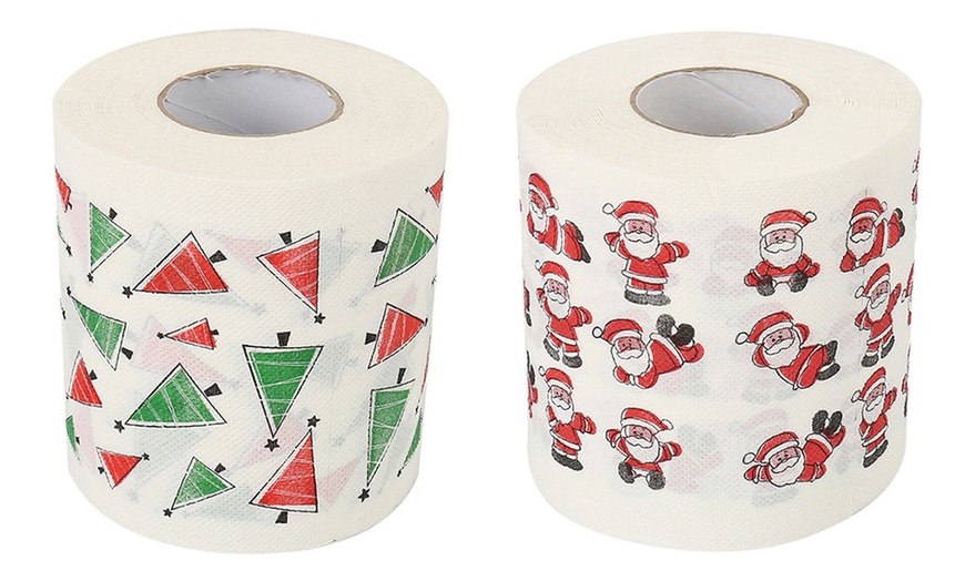 Image 10: Christmas Print Toilet Paper