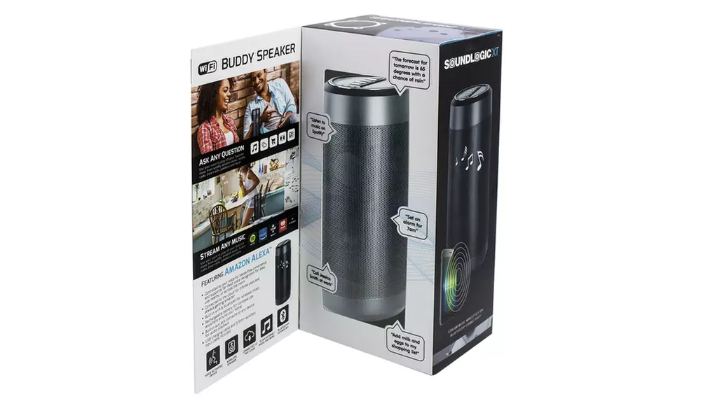 Sound Logic Wireless Bluetooth/Wi-Fi Buddy Speaker with Amazon Alexa - Second Medium
