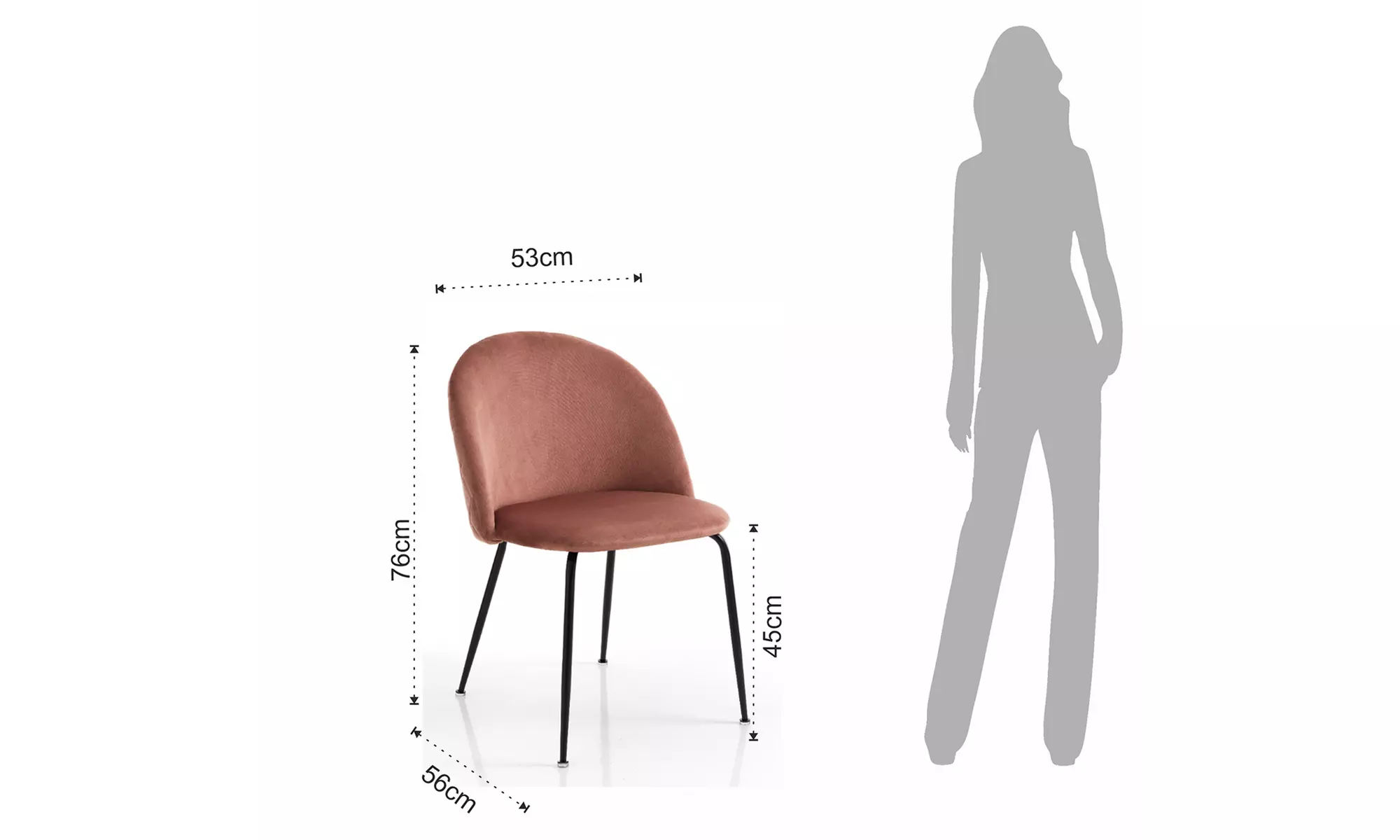 Set di 4 sedie Selly