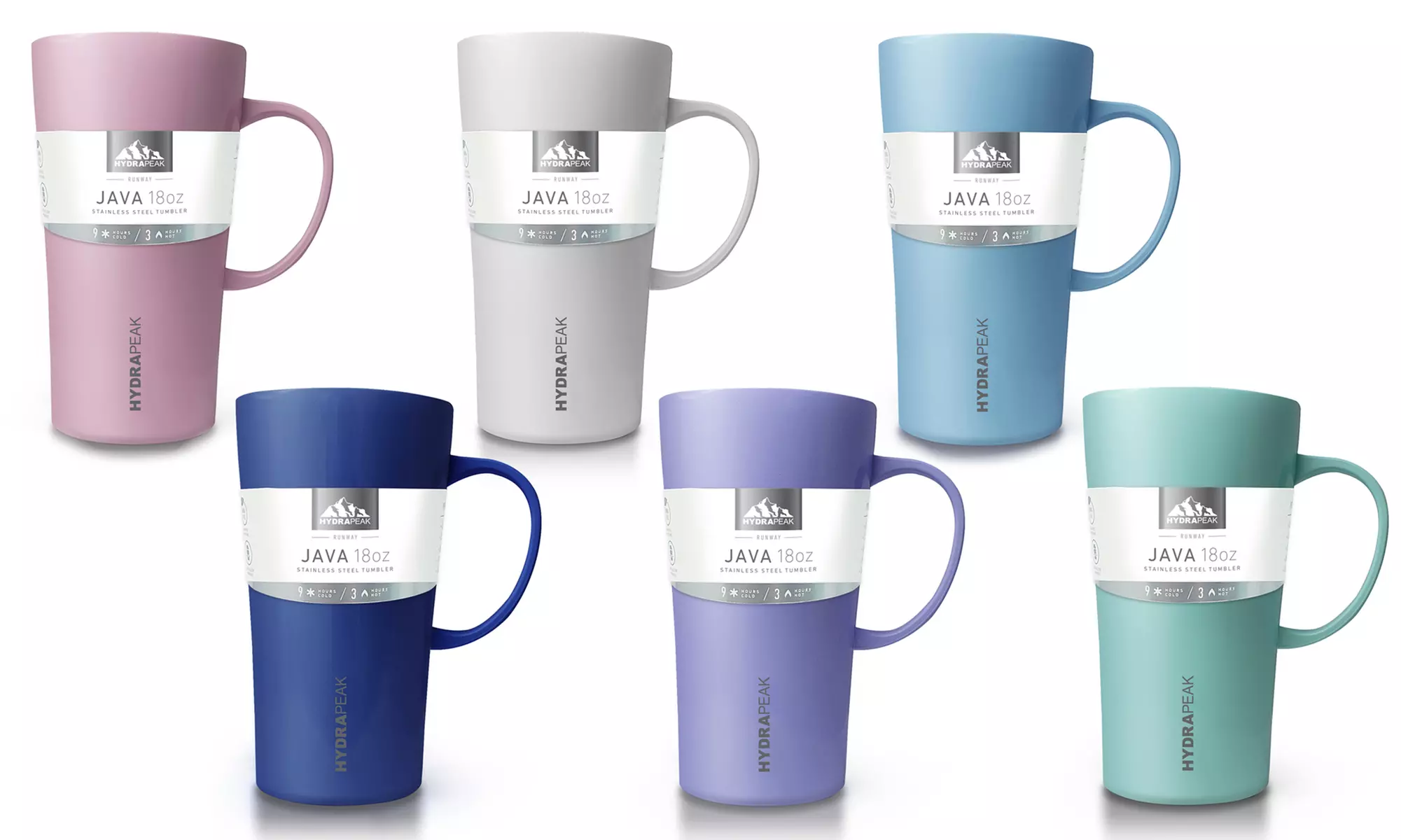 HydraPeak Java 18 Oz. Stainless Steel Insulated Tumbler with Handle - Primary Image