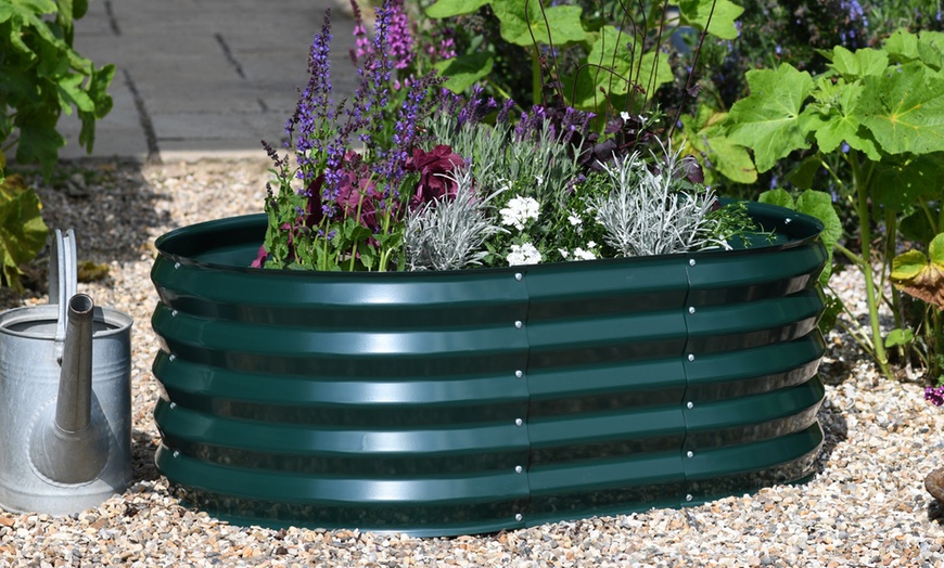 Image 3: Garden Gear Metal Raised Modular Garden Bed