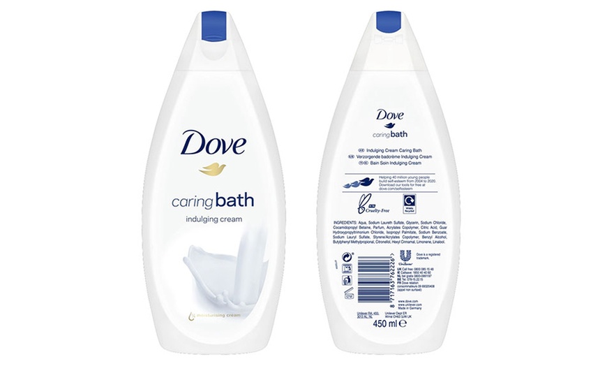 Image 6: Dove Body Wash or Bath Soak 450ml Three-Pack