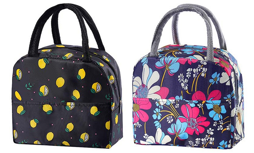 Image 27: One or Two Insulated Cooler Lunch Bags