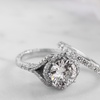 Image 4: 5.00-16.00 CTTW Cubic Zirconia Bridal Engagement Ring in Silver