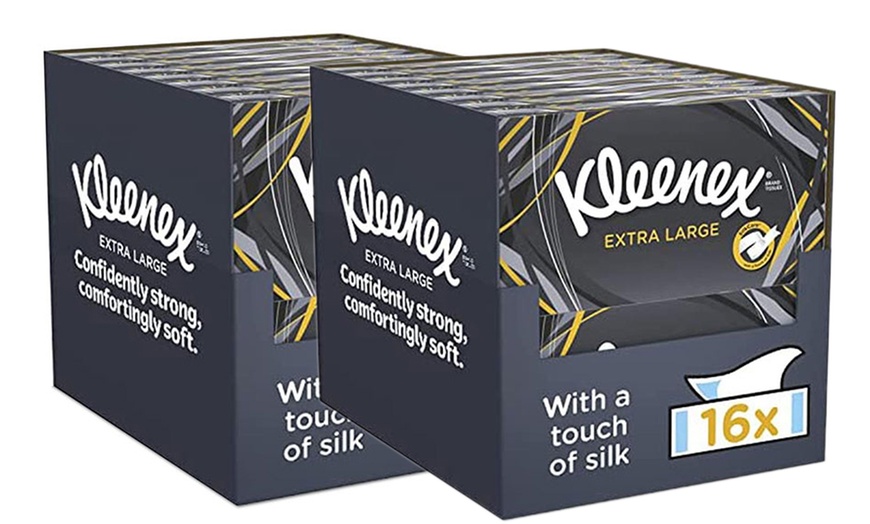 Image 4: 16 or 32 Boxes of Kleenex Extra Large Facial Tissues