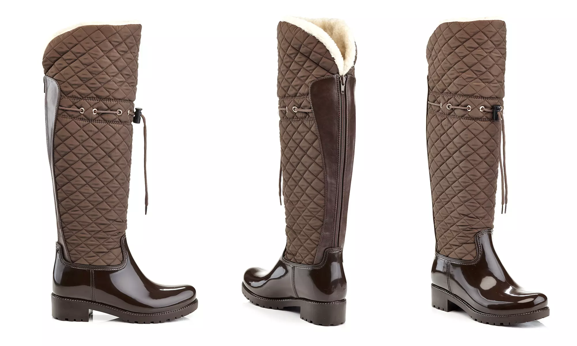Eddie Marc Women's Quilted Cold-Weather Boots - Primary Image