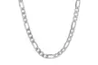 Men's Choice of Stainless Steel Figaro Necklace or Figaro Chain And Bracelet Set - Second Medium