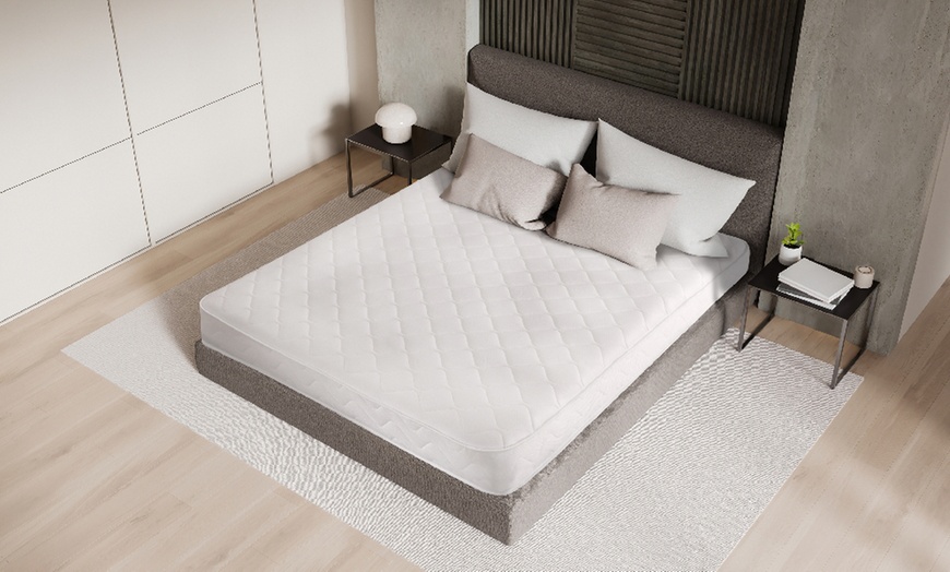 Image 3: Memory Foam Open Coil Spring Core Mattress