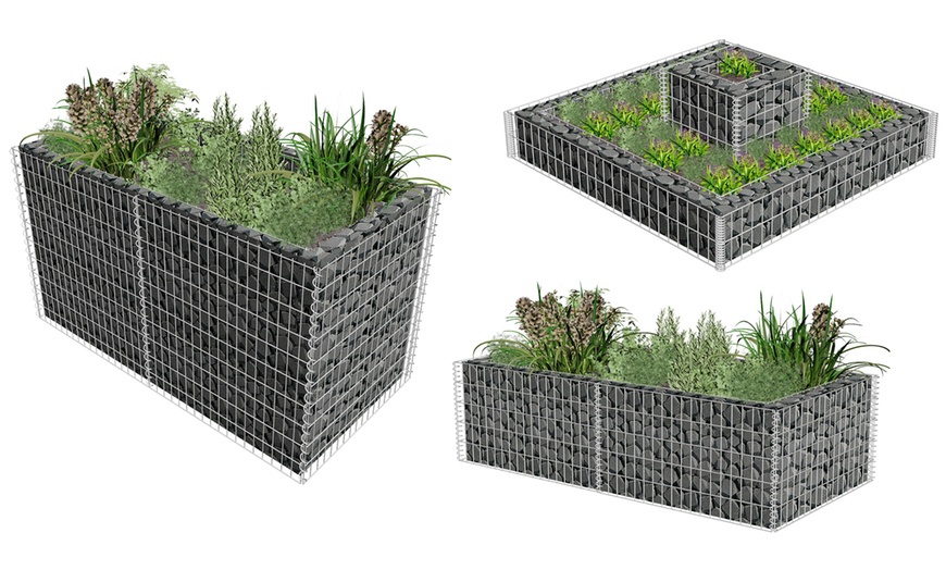 Image 1: Gabion Planter