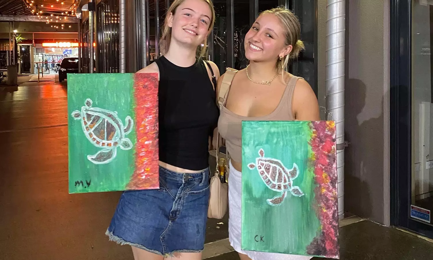 Paint and Sip Session