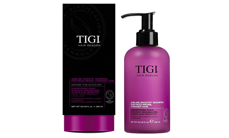 Image 2: Two Bottles of Tigi Hair Reborn Sublime Smooth Shampoo 250ml