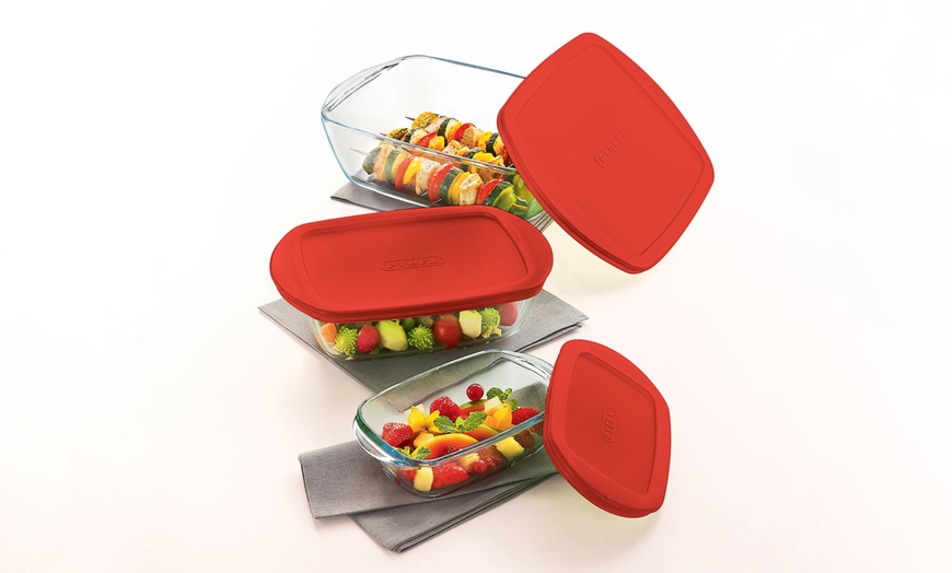 Image 4: Pyrex Glass Storage Set