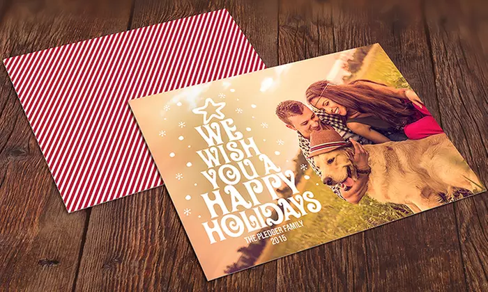 Custom Holiday Cards (Up to 86% Off). - Second Medium