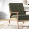 Image 20: Sillón con acolchado suave o de rizo y patas de madera, de Doosense