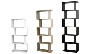 S-Shaped Modern Bookcase