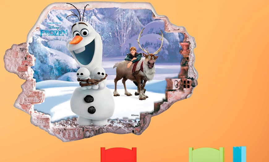 Image 9: Disney's Frozen Vinyl Wall Decals