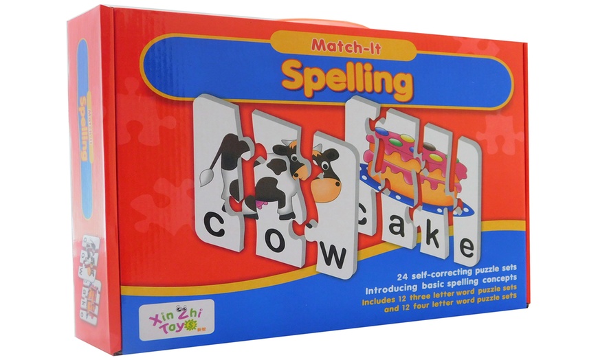 Image 3: Kids' Match It Spelling Puzzle