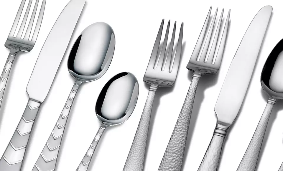 Towle Everyday 20-Piece Flatware Set. Multiple Designs Available. Free Returns. - Primary Image