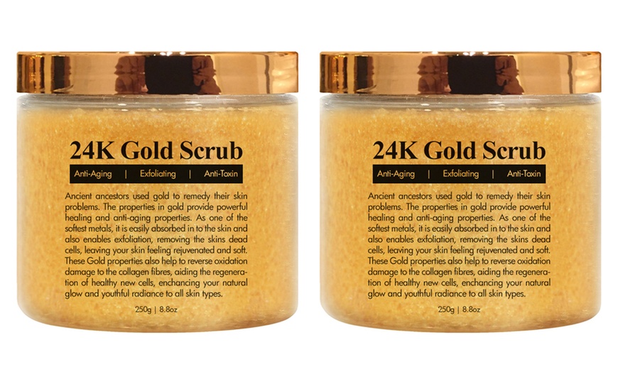 Image 7: Face and Body 24ct Gold Scrub