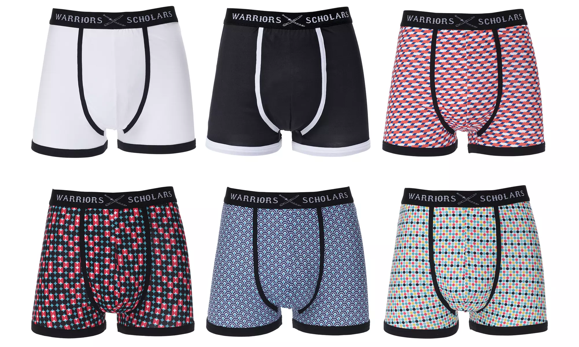 Warriors and Scholars Boxer Briefs (3- or 6-Pack) - Primary Image