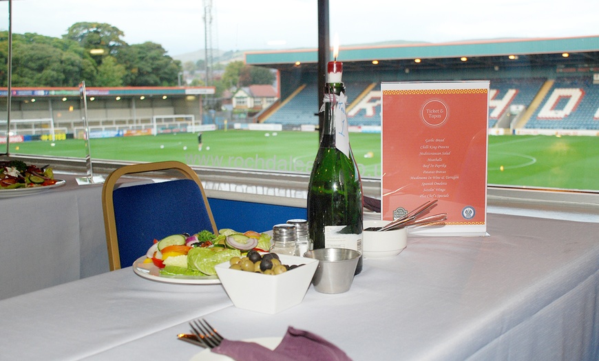 Image 4: Rochdale AFC VIP Meal and Match